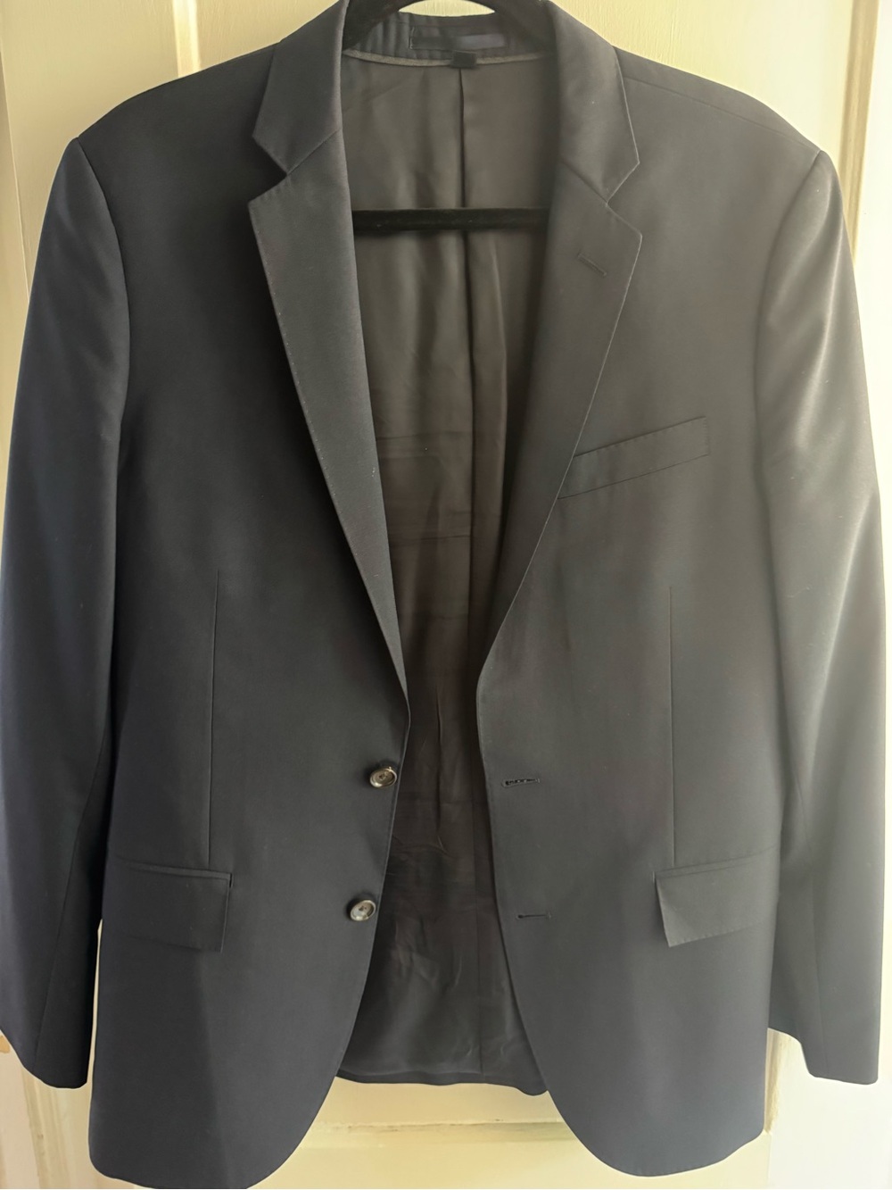 J. Crew Men's Navy Two-Button Blazer